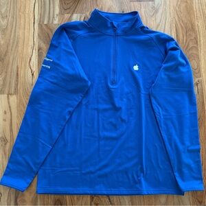 Apple Employee Exclusive Sweater Mens M Fleece Shirt Sweatshirt 1/4 Zip
